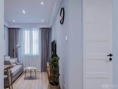 中铁城锦南汇两居98平现代风格装修案例