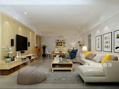 龙川半岛158平米现代简约装修效果图