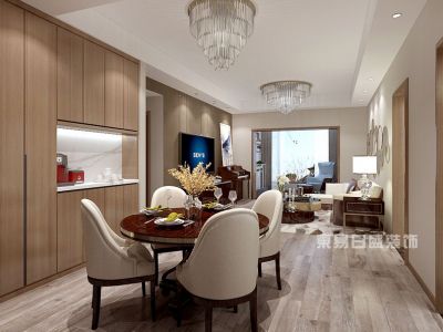 紫薇花园121平米现代风格装修效果图