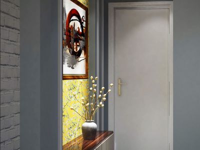 恒大御府混搭128平三居室装修案例