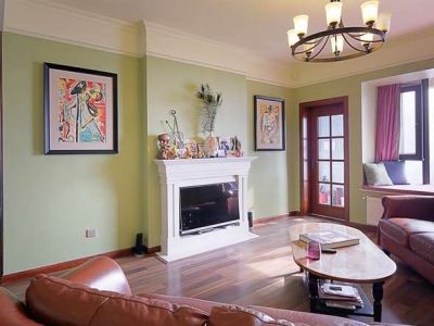 保利心语美式130平三居室装修案例