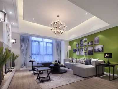 现代简约风格三居室装修