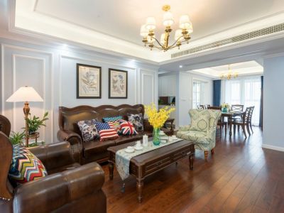 141平米四居室美式风格装修