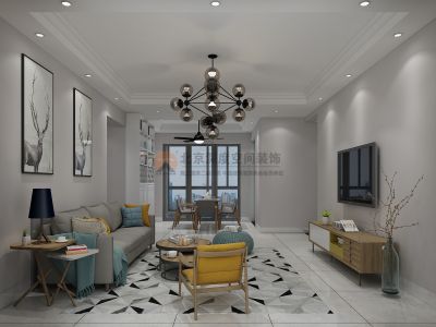 康桥山语——时尚的北欧装修