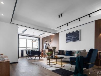 新鸿基悦城141平米北欧风格装修效果图