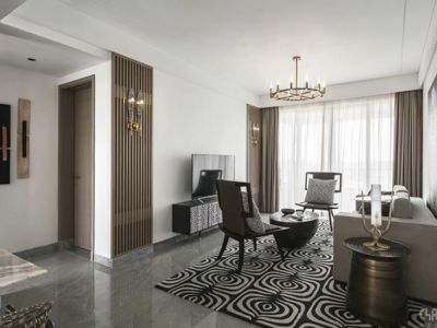 三利麓山城130平米三居现代风格装修效果图