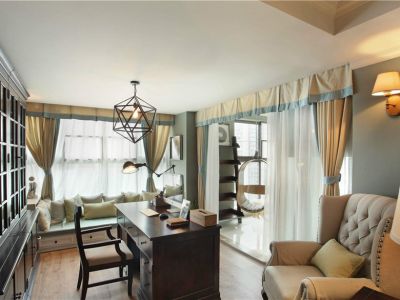 华侨城三居180平简欧风格装修案例