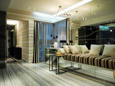 龙湖尚城152平米三居简约风格装修效果图