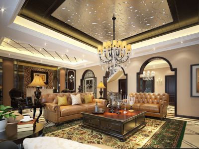 同景国际260㎡欧式风格别墅装修案例