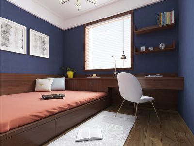 时代欣城三居100平现代简约风格装修案例