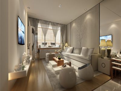 221平米现代轻奢风格四居室装修