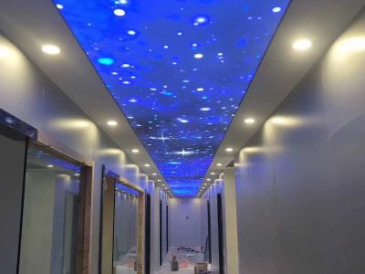 酒店走廊软膜天花100平奢华风格装修案例