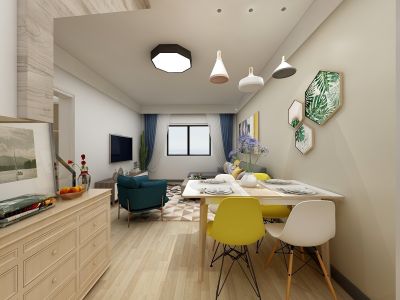 87平米小复式简约风格装修