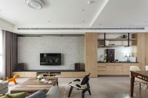 【中山名尚装饰】漂亮的电视墙装修 装修电视墙注意事项