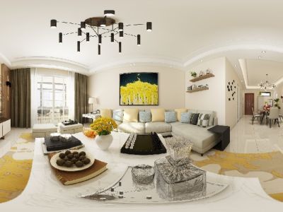 圣地亚哥95㎡北欧风格