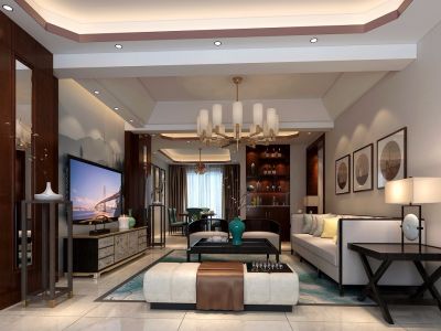 新都汇132㎡新中式风格