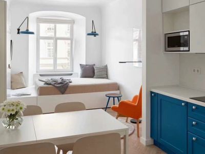 美联奥林匹克花园二居72平欧式风格装修设计效果图