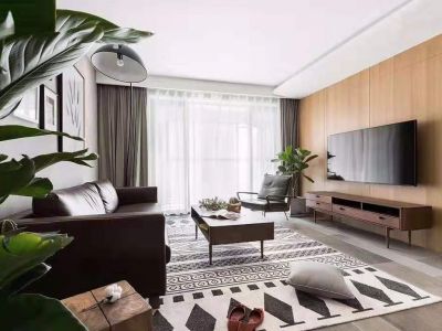 友邦世界城小户型128平欧式风格装修设计效果图