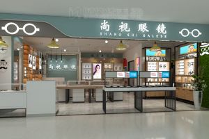 【时代传美装饰】眼镜店装修 展柜怎么制作安装
