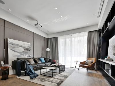 中正锦城142平米现代简约装修案例