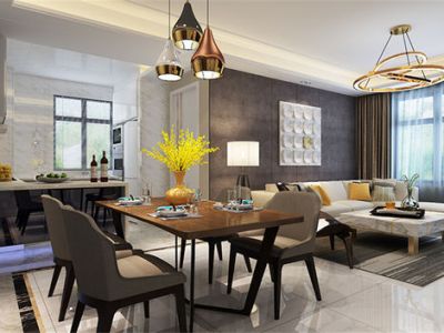 赞城125平米现代简约装修案例