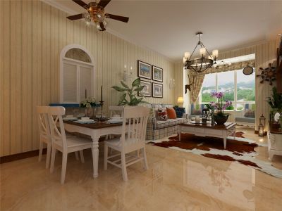 90平·美式装修风格赏析 暖心的质朴美宅