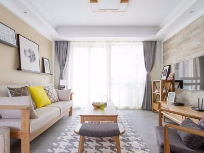 日式风格二居98平装修设计效果图大全