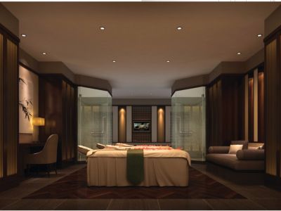 赣州田园风格7000平度假酒店装修