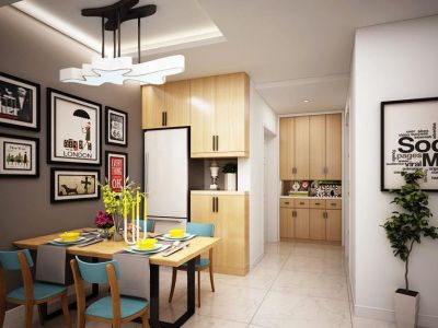 瀚城·一品两居94平现代风格装修设计图