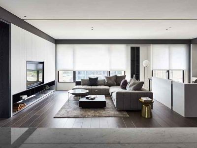 143平米四居室轻奢风格装修设计效果图