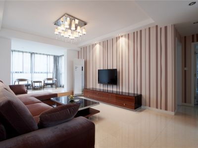 二居室90平现代简约风格装修图片