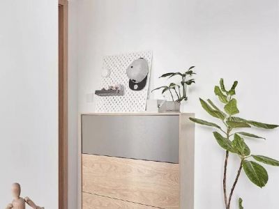 97平米三居室现代风格装修设计效果图