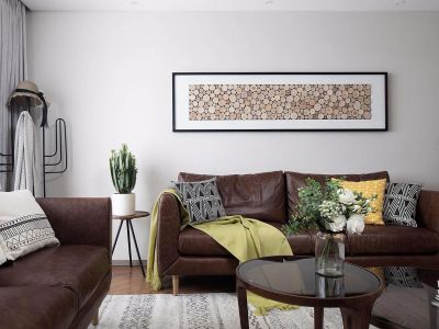 130平北欧风四居式装修设计效果图