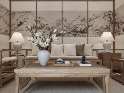 180平米四室两厅简中式装修设计效果图