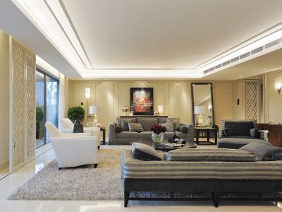 翠湖天地御苑130平米现代三居室装修效果图