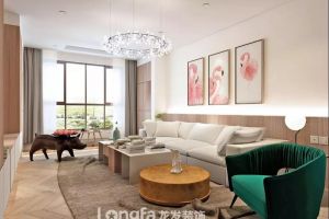 【西安龙发装饰】香都东岸129平米现代风格，让人眼前一亮