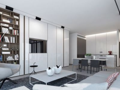 88平米三居室北欧风格装修设计效果图