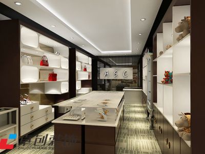 40平米包包精品专卖店装修设计效果图