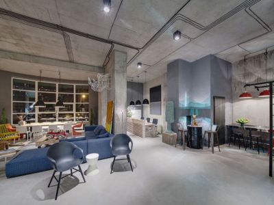 300平米工业风格办公室装修设计效果图