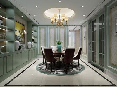 300平混搭风格别墅装修图