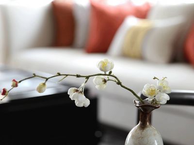 杭州相江公寓380平米哦小户型新中式风格装修设计效果图