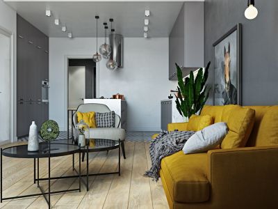 龙湖九里晴川现代简约风格125平三居室装修效果图