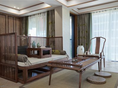 森宇音乐花园中式风格300平别墅装修效果图