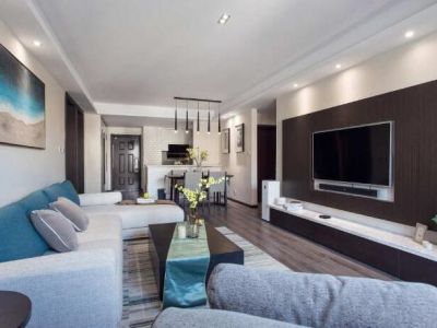 天地源·珺樾坊137平米三居室简约风格装修效果图