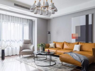 长安尊品169平米北欧风格四居室装修设计效果图