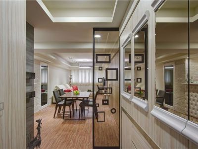 95平三居现代风格装修设计效果图展示