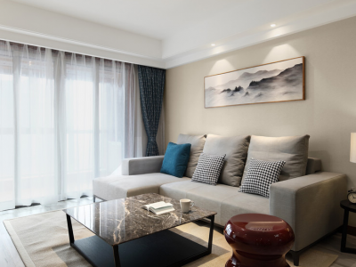 116平三居室现代风格家装图片