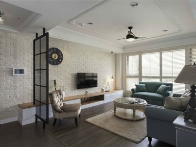 三居室110平北欧风格家装图片