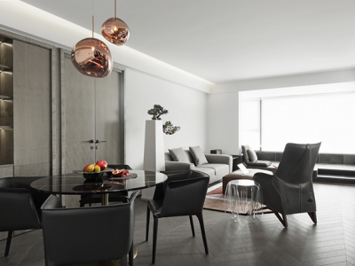 二居室108平现代简约风格家装图片