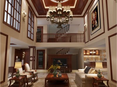 303平美式风格别墅装修图片